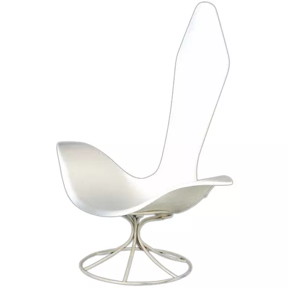 Tulip white chair