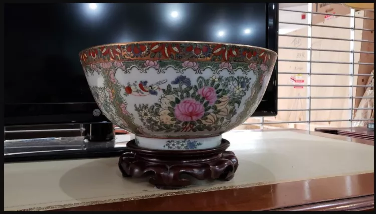 Chinese punch bowl