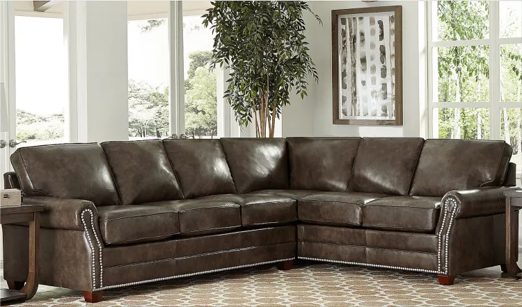 convertible leather sofa