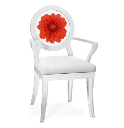 Floral Art, Dahlia Floret chair