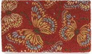Garnet Hill, Kimono Butterfly doormat