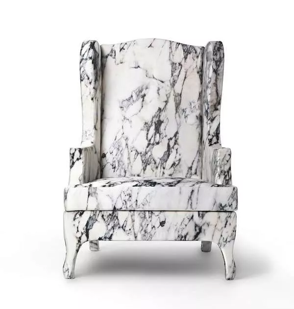 "Louis XV goes to Sparta" armchair by Maurizio Galante and Tal Lancman for Cerru