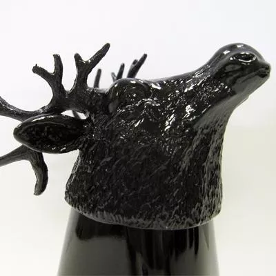 Reindeer - Black Animal Shot Glass