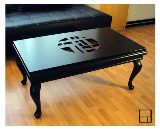 Classic series black coffee table by MSTRF