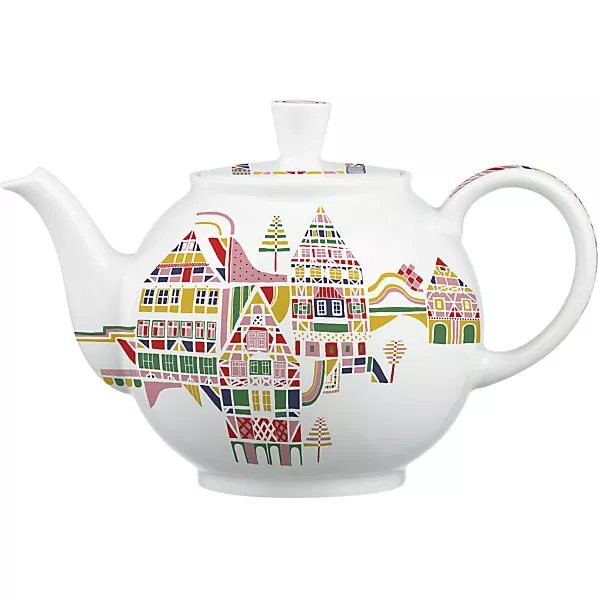 Julia Rothman design for Crate&Barrel 50th Anniversary November teapot