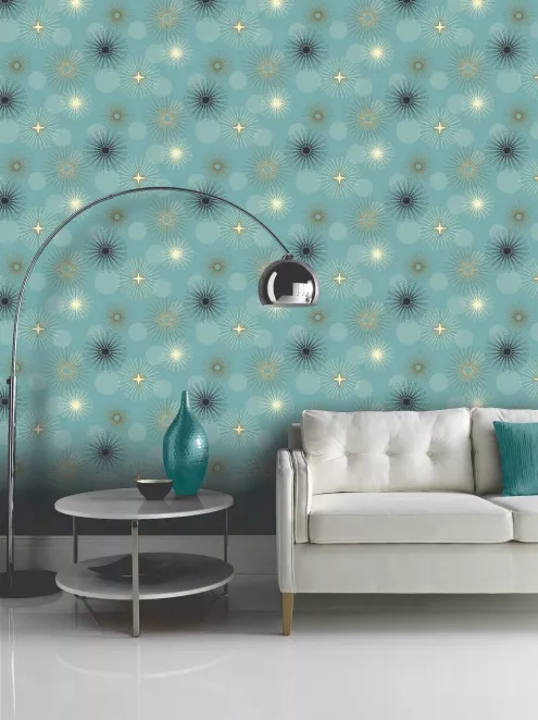 Opera Jazz Teal wallpaper from Arthouse