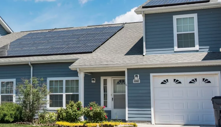 photovoltaic panels at home 