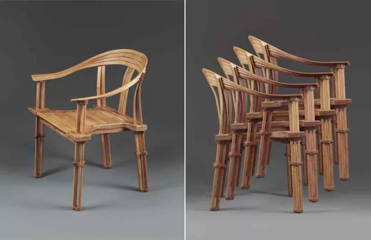 chair "Gang Rou", Slowwork collection by Jeff Dayu Shi