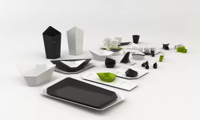 Swan Tableware Collection, Distance View